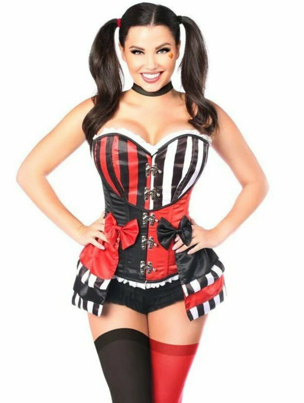 NWT Medium Top Drawer Jokester Villain Corset Costume Daisy Corsets Harley Quinn